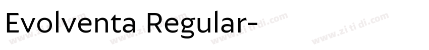 Evolventa Regular字体转换